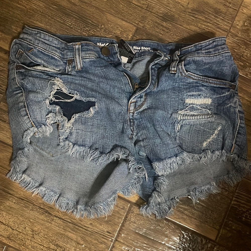 Denim shorts